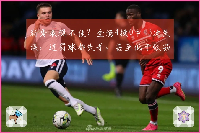 新秀表现不佳？全场4投0中+3次失误，连罚球都失手，甚至低于张茹水准